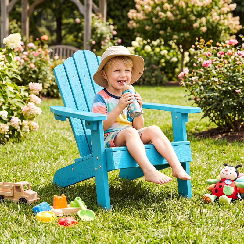 Kids Outdoor Adirondack Chair - Kids Adirondack Chair All-weather Outdoor Chair