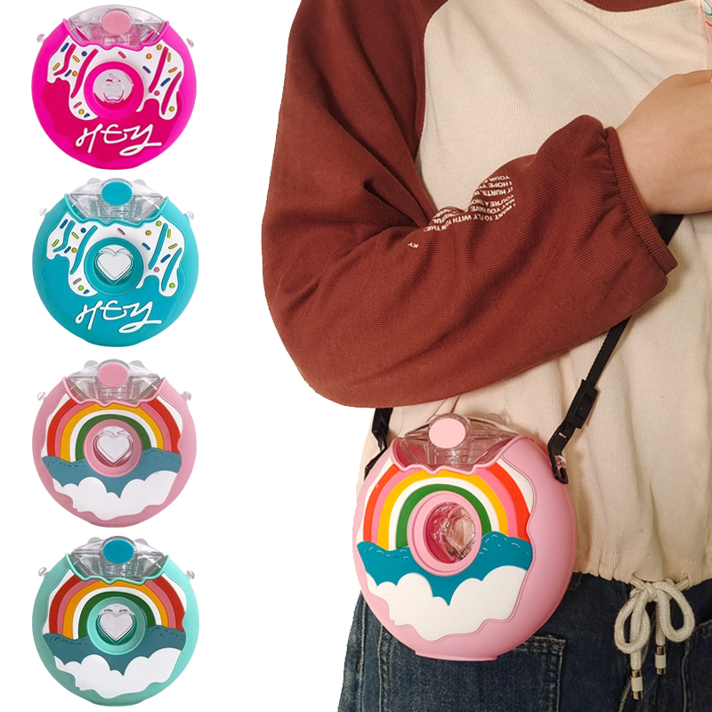 Outdoor Kid Friendly - 380ML Donut Shape Cup Kids Feeding
