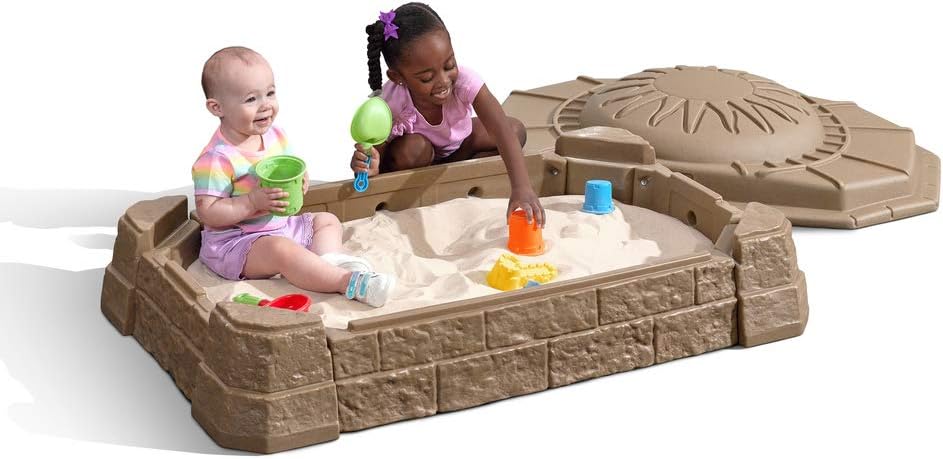 Kids Outdoor Sandbox - Naturally Playful Sandbox II, Kids Sand