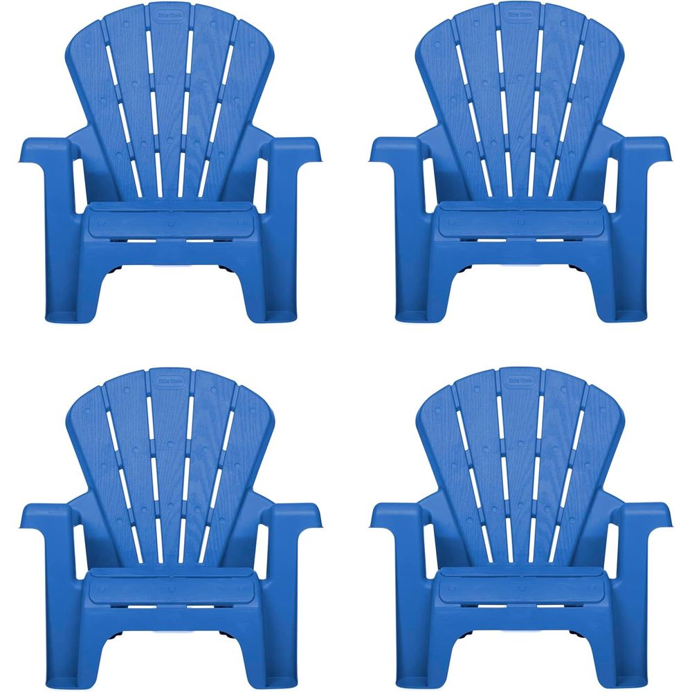 Kids Outdoor Adirondack Chair - Kids Garden Chair 4 Pack in