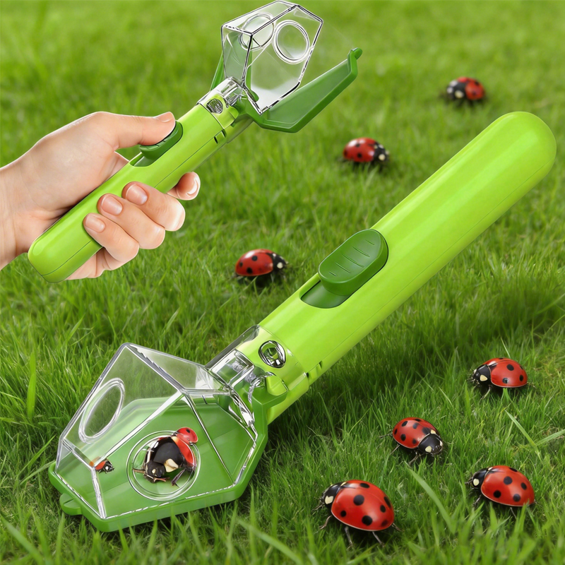 Kids Outdoor Explorer Kit - Portable Insect Catcher With 6X Magnifying