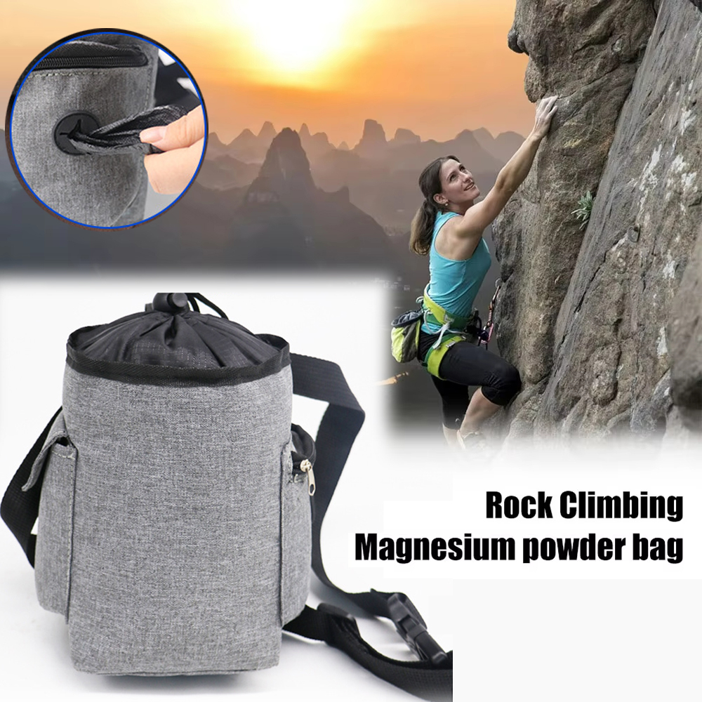 Chalk Outdoor Jumbo - Drawstring Chalk Bag Adjustable Storage Pouch