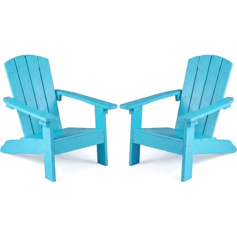 Kids Outdoor Adirondack Chair - Kids Adirondack Chair, All-Weather HIPS Patio