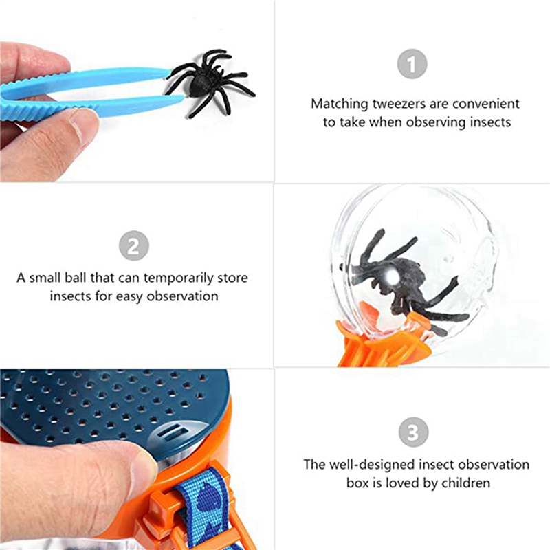 Kids Outdoor Explorer Kit - B78B-2X Bug Viewer Outdoor Insect Box