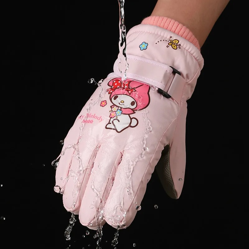 Melody Kuromi Winter Children  - Kids Outdoor Gloves บทวิจารณ์และราคา