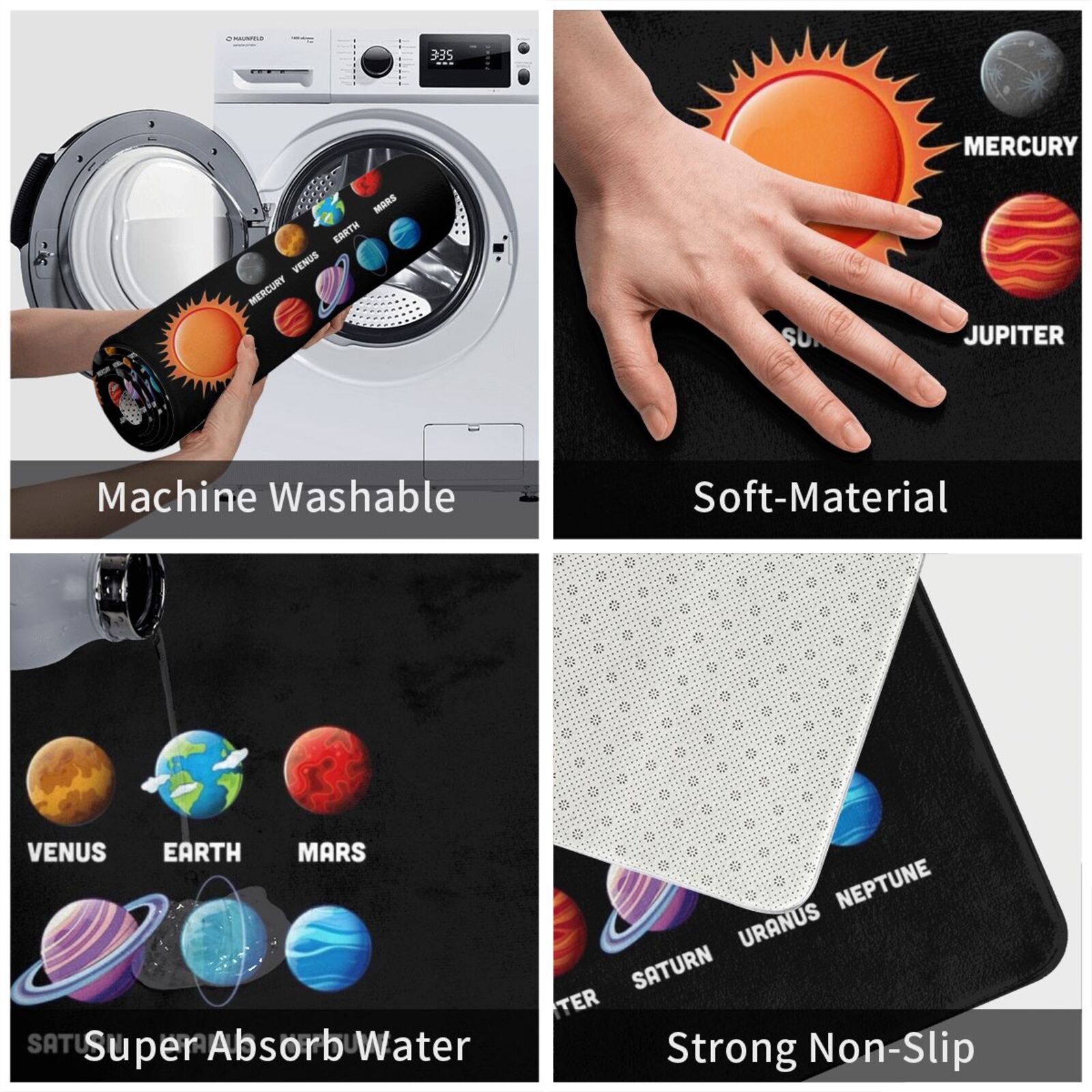 Solar System Planets With Name - Kids Outdoor Floor Cushions บทวิจารณ์และราคา