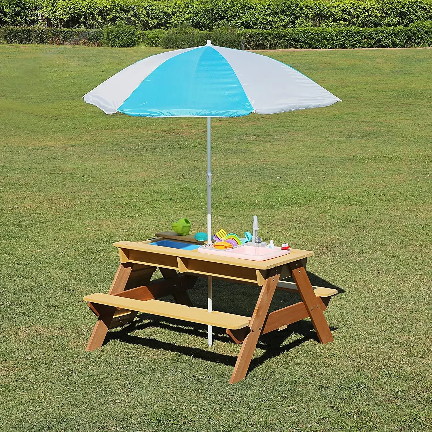 #Kids Picnic Table Outdoor Pat - Kids Outdoor Sink บทวิจารณ์และราคา