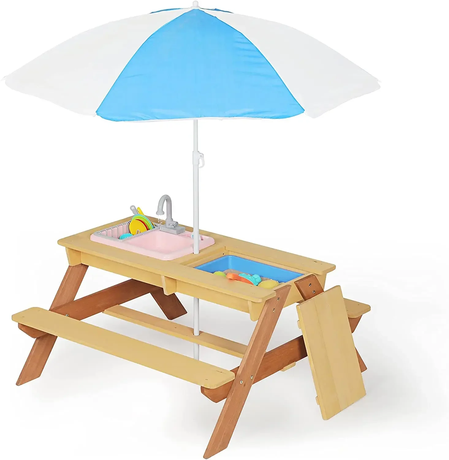 #Kids Picnic Table Outdoor Pat - Kids Outdoor Sink บทวิจารณ์และราคา