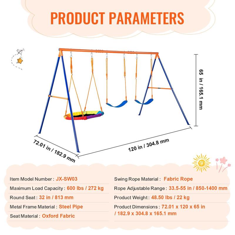 Backyard Playground Recreation - Kids Outdoor Frame บทวิจารณ์และราคา