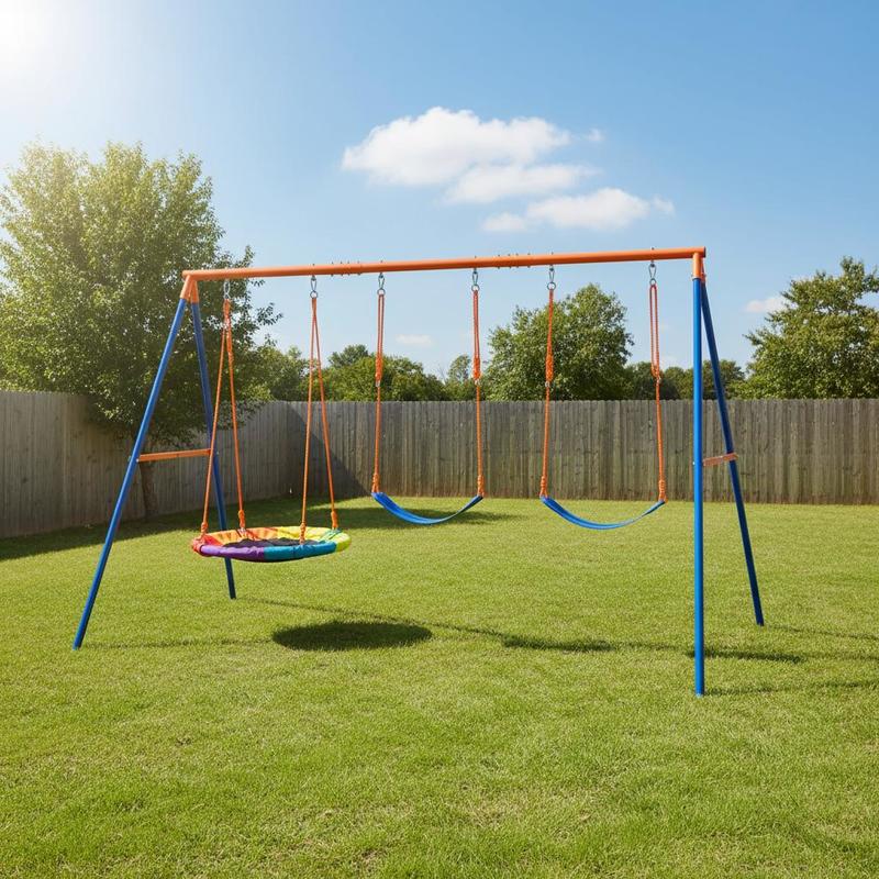 Backyard Playground Recreation - Kids Outdoor Frame บทวิจารณ์และราคา