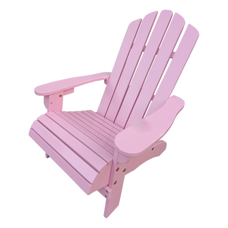 Pink Indoor Outdoor Wood Adiro - Kids Outdoor Adirondack Chair บทวิจารณ์และราคา