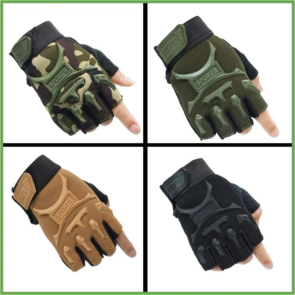 1Pair Kids Sport Gloves,Half F - Kids Outdoor Gloves บทวิจารณ์และราคา