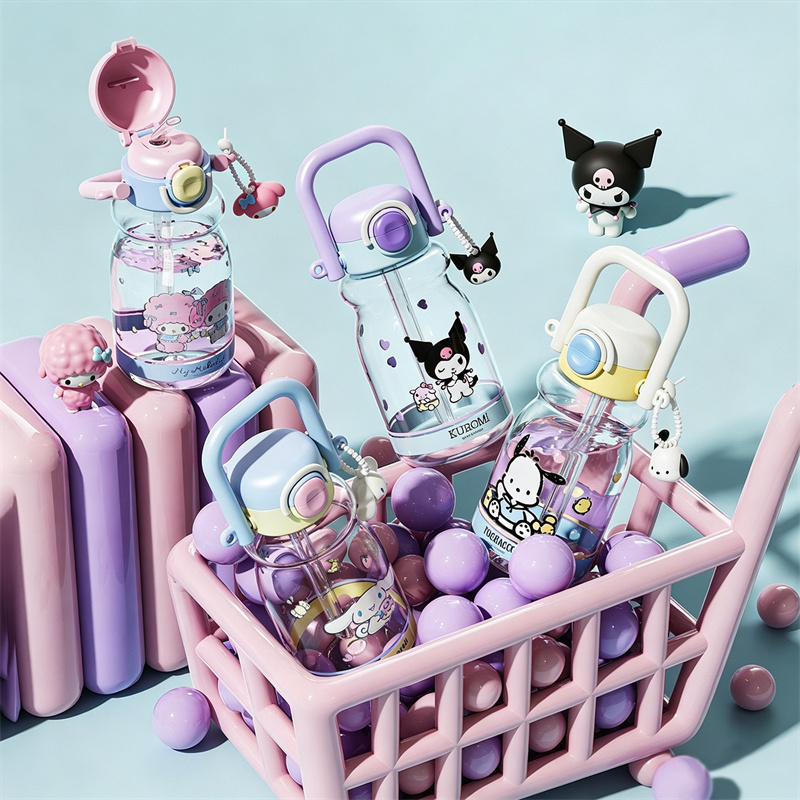 X&W Sanrio Kuromi Water Cup 65 - Outdoor Kid Friendly บทวิจารณ์และราคา