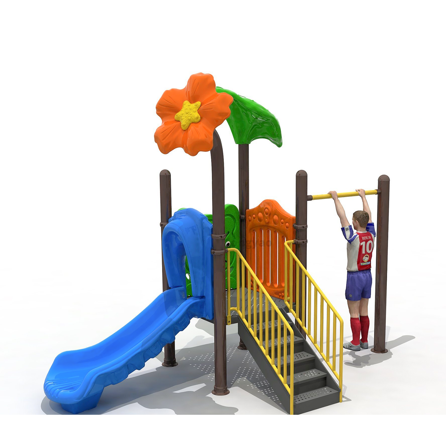 Kids Small Slide With Monkey b - Kids Outdoor Monkey Bars บทวิจารณ์และราคา