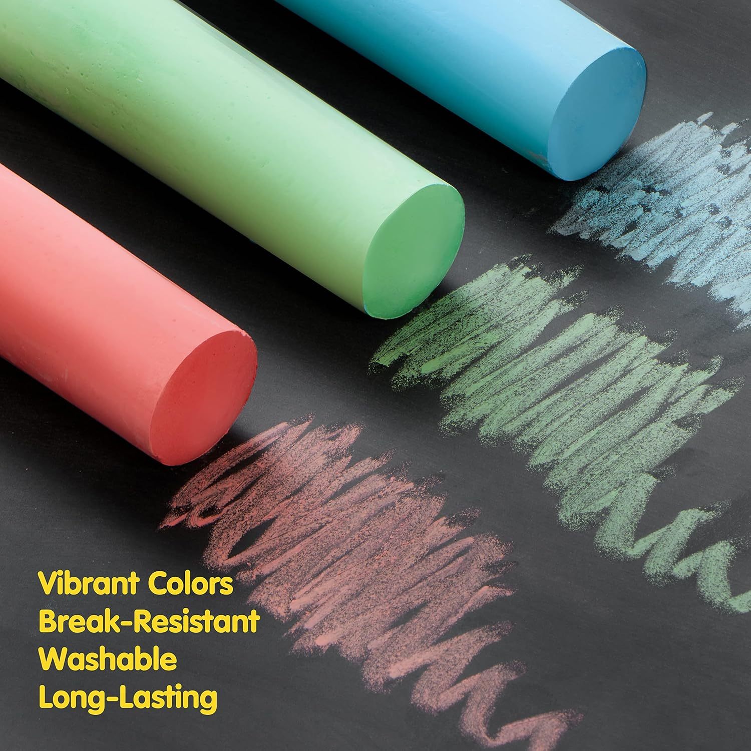 108 PCS Sidewalk Chalk Set in  - Chalk Outdoor Jumbo บทวิจารณ์และราคา