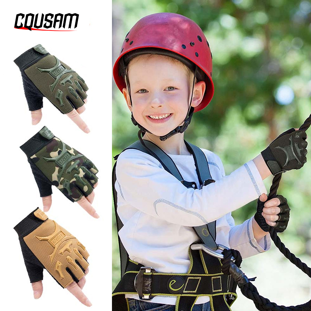 1 Pair Kids Cycling Gloves Hal - Kids Outdoor Gloves บทวิจารณ์และราคา