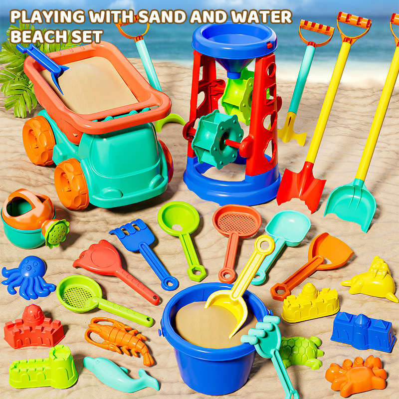 Beach Toy Set for Kids Sand Wh - Kids Outdoor Sandbox บทวิจารณ์และราคา