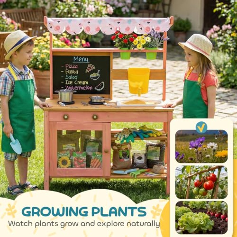 Outdoor kids mud kitchen for p - Kids Outdoor Sink บทวิจารณ์และราคา