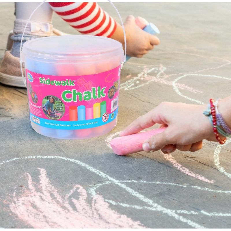 Washable Jumbo Sidewalk Colors - Chalk Outdoor Jumbo บทวิจารณ์และราคา