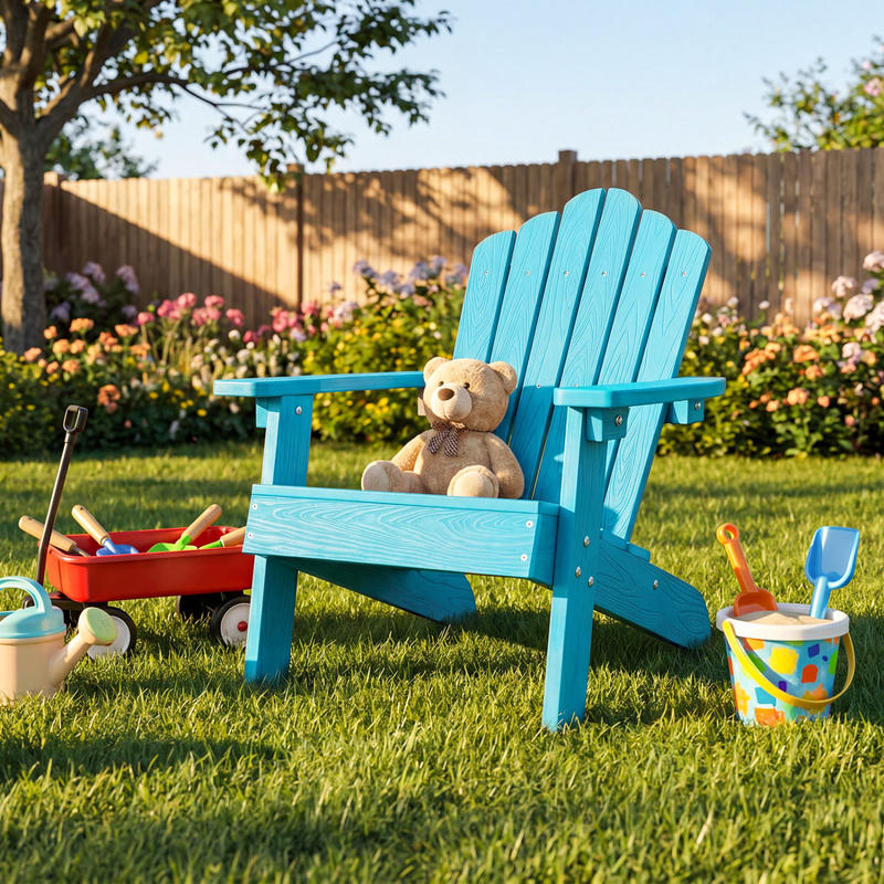 Kids Adirondack Chair All-weat - Kids Outdoor Adirondack Chair บทวิจารณ์และราคา