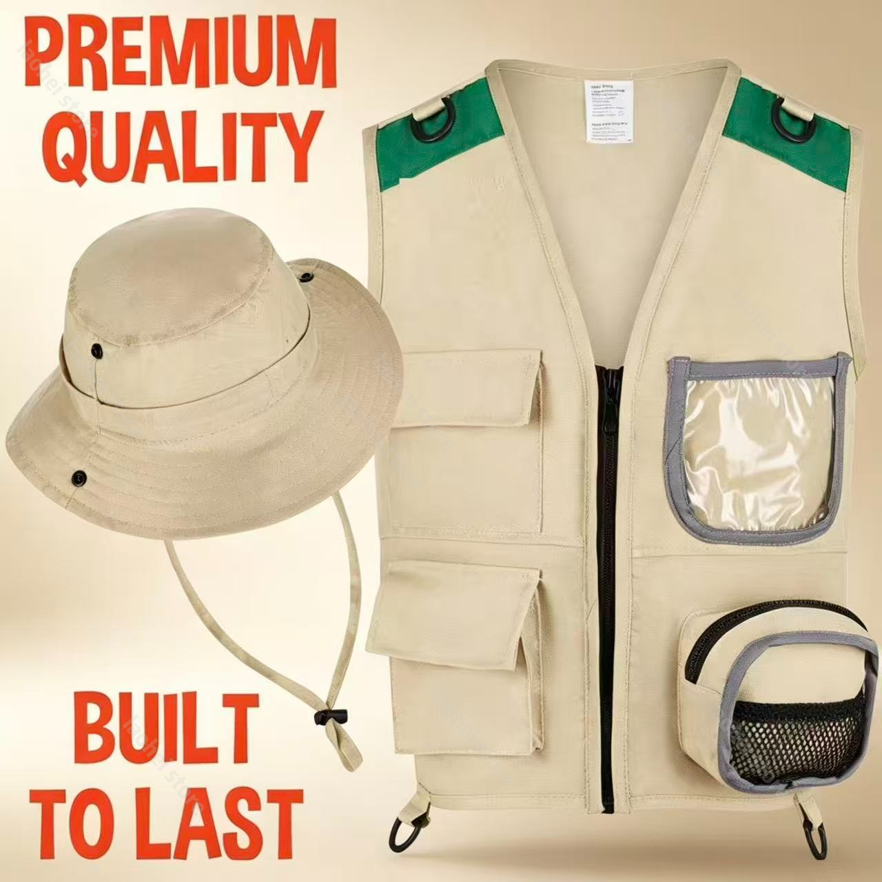 Kids Explorer Vest and Hat Cos - Outdoor Games For Kids บทวิจารณ์และราคา