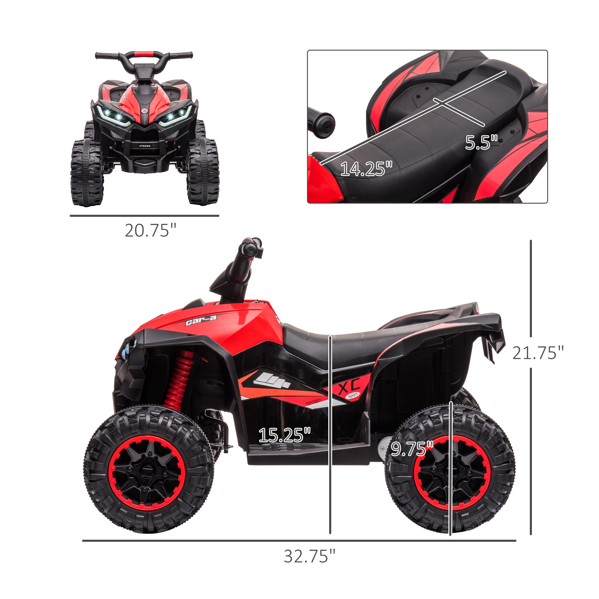 Kids Electric Ride On Toy 12V  - Kids Outdoor Electric Car บทวิจารณ์และราคา