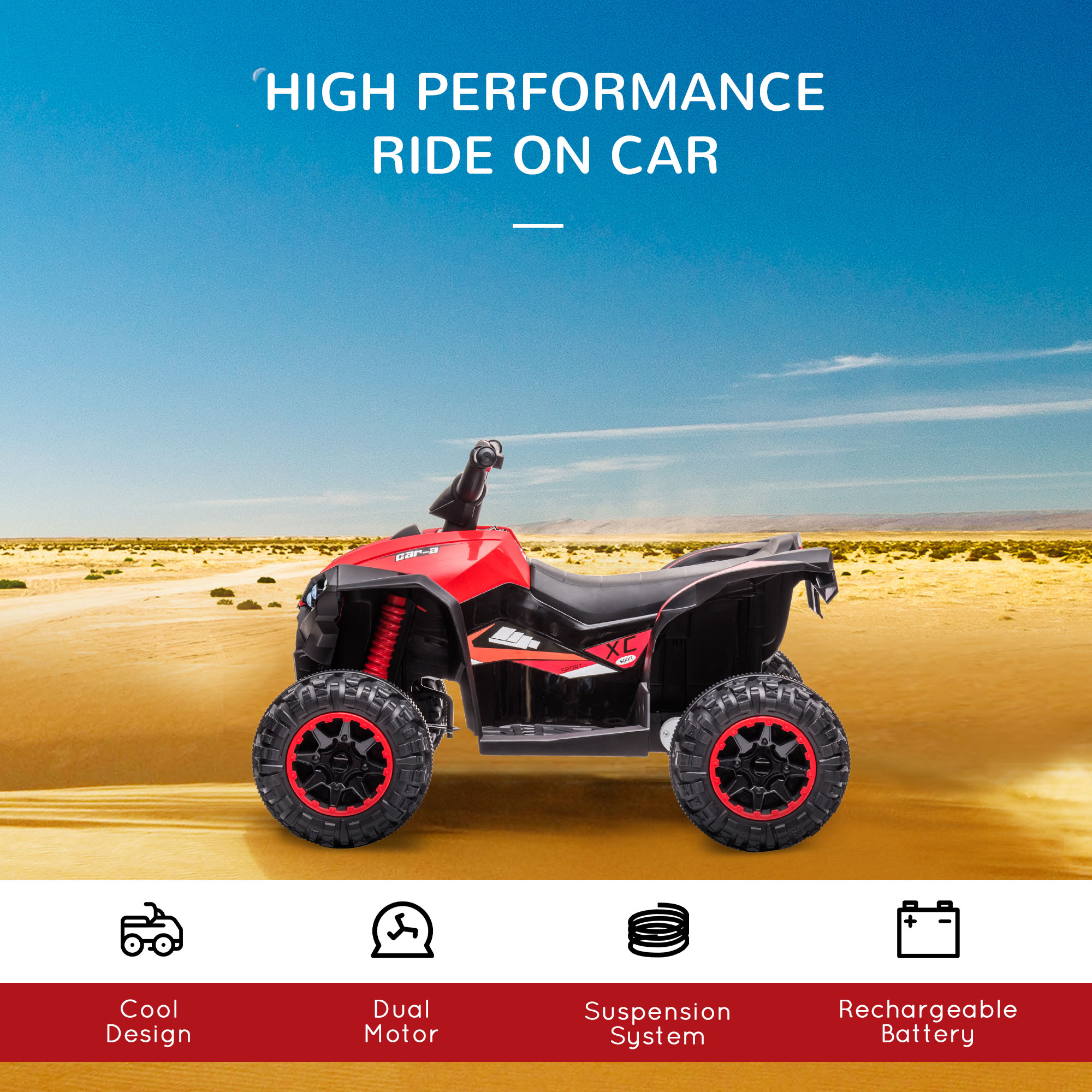 Kids Electric Ride On Toy 12V  - Kids Outdoor Electric Car บทวิจารณ์และราคา