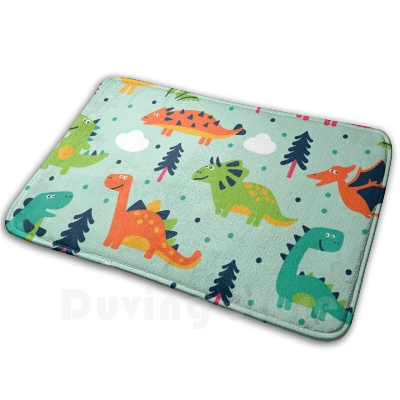 Dino Pattern 2 Soft Non-Slip M - Kids Outdoor Floor Cushions บทวิจารณ์และราคา