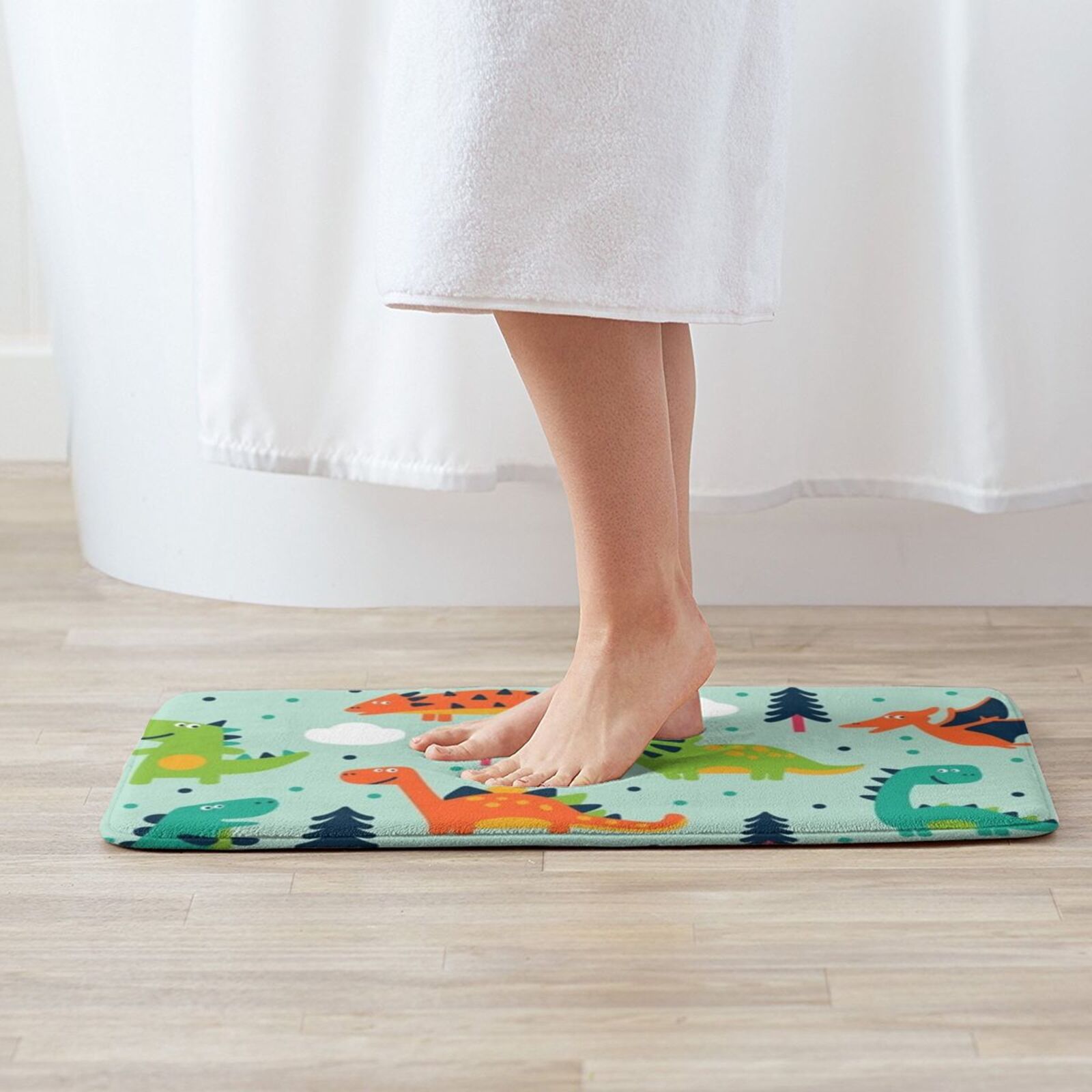 Dino Pattern 2 Soft Non-Slip M - Kids Outdoor Floor Cushions บทวิจารณ์และราคา