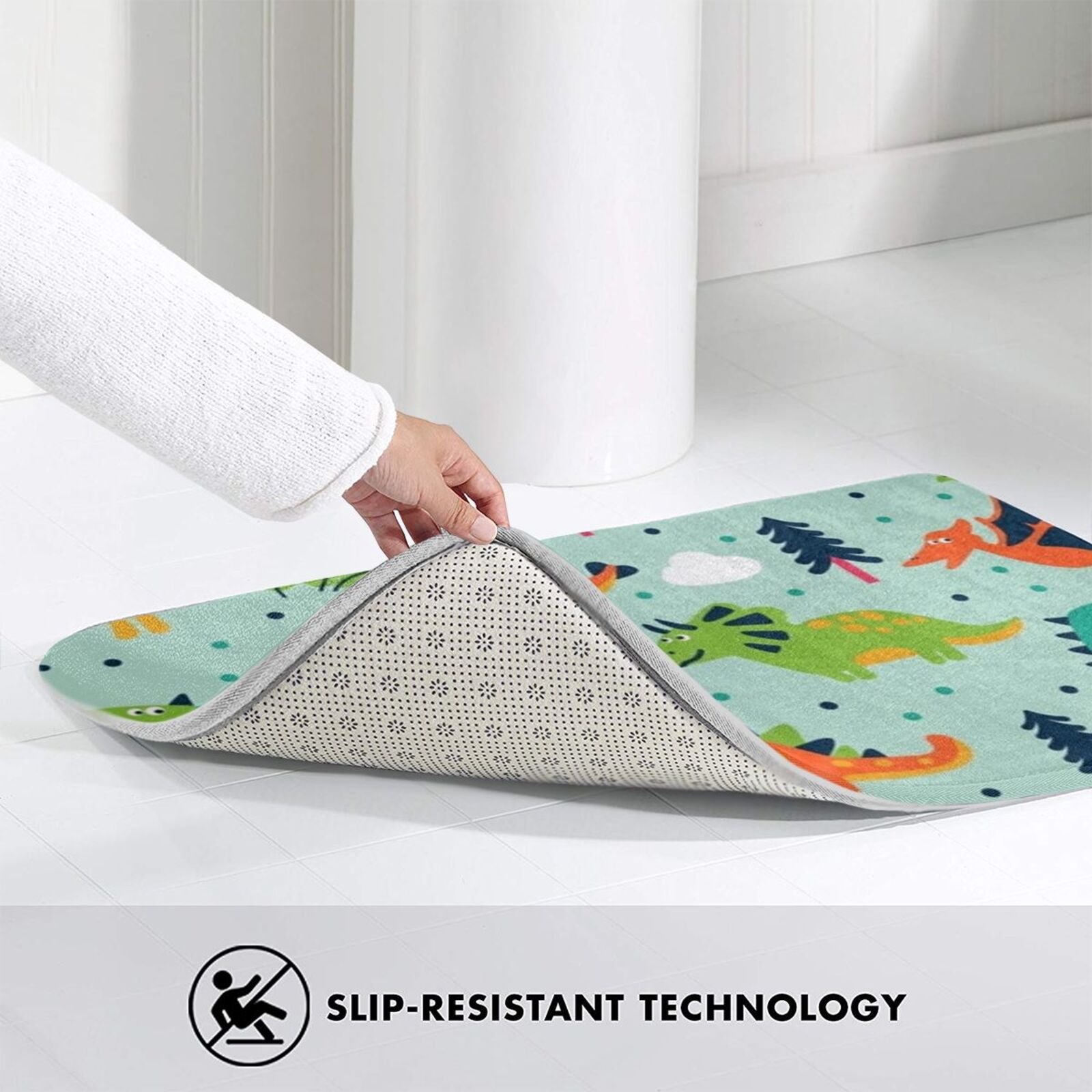 Dino Pattern 2 Soft Non-Slip M - Kids Outdoor Floor Cushions บทวิจารณ์และราคา