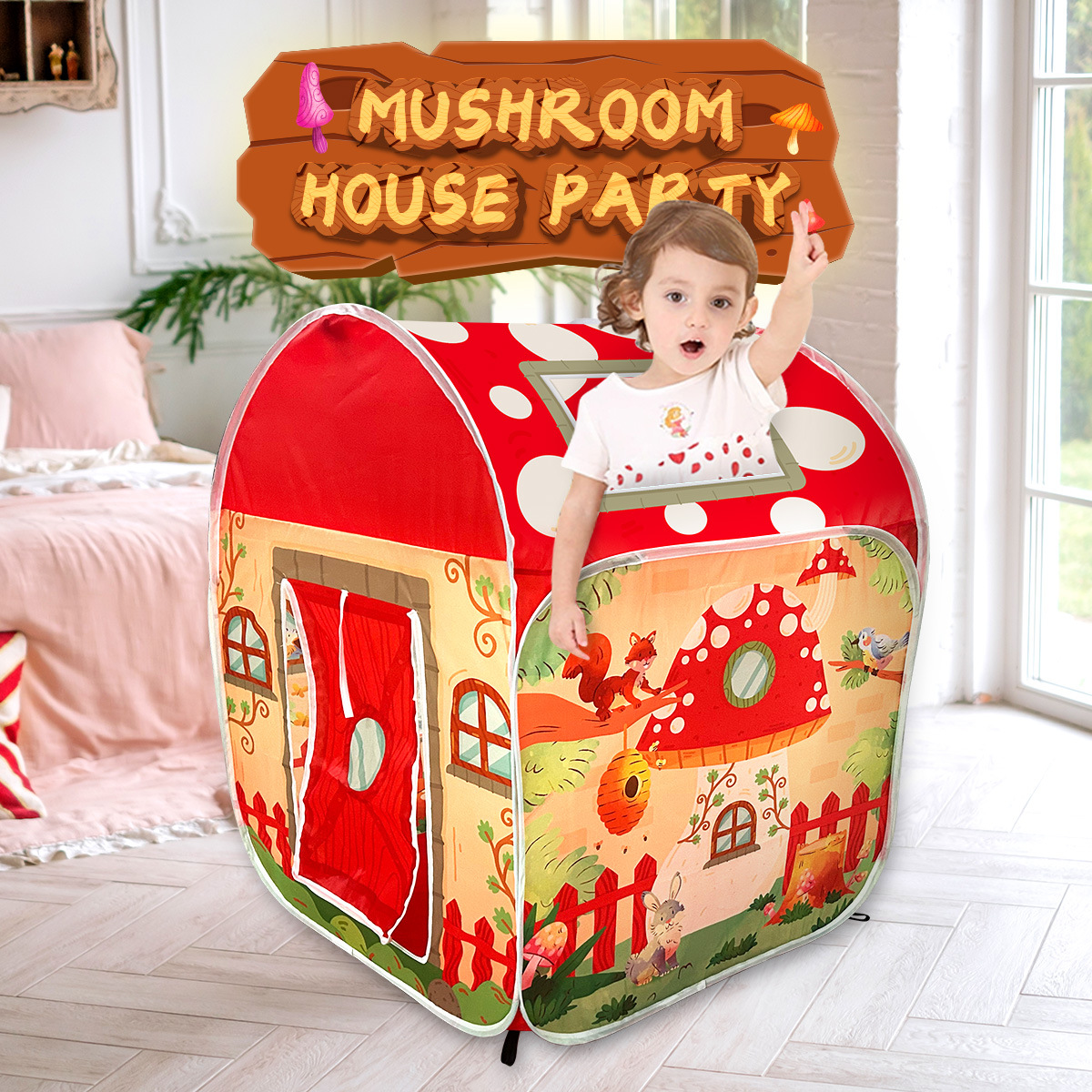 Children's Tents Baby Playgrou - Kids Outdoor Hut บทวิจารณ์และราคา
