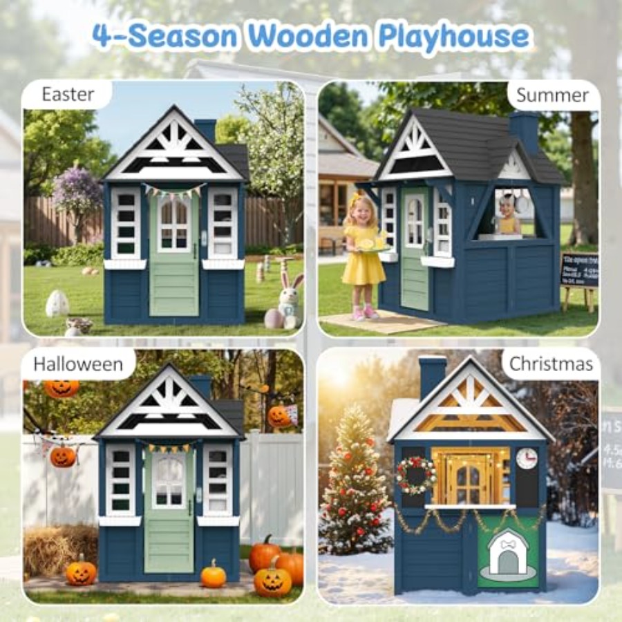 Outdoor kids playhouse: wooden - Kids Outdoor Sink บทวิจารณ์และราคา