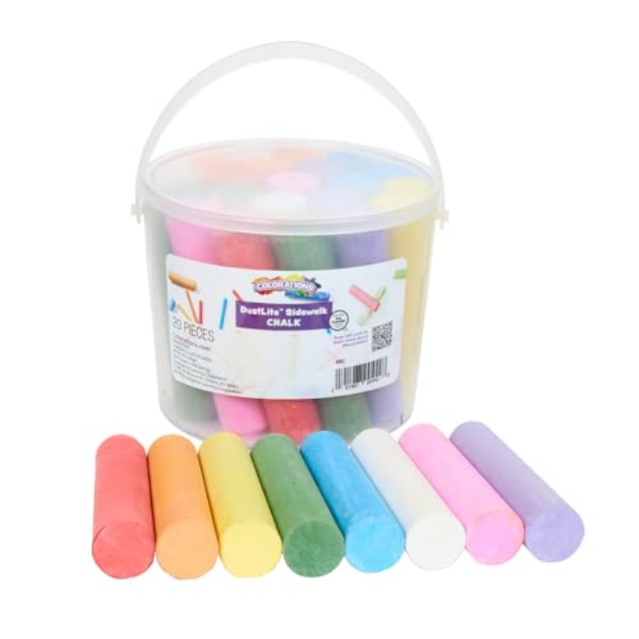 Jumbo Washable Sidewalk Chalk  - Chalk Outdoor Jumbo บทวิจารณ์และราคา