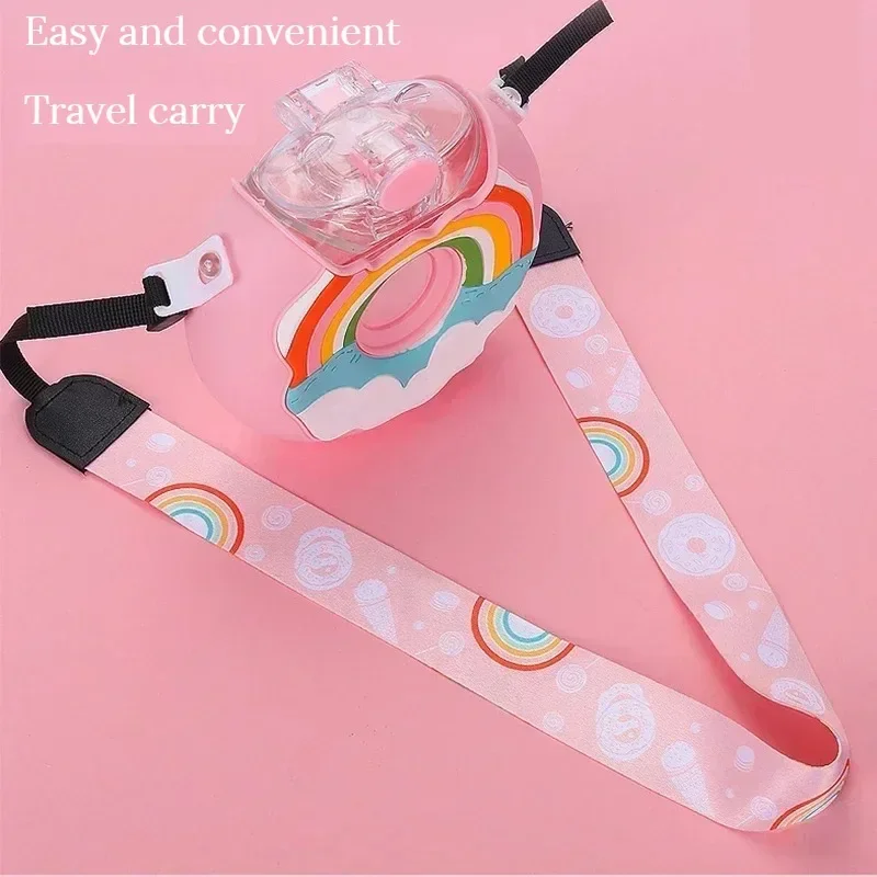 380ML Donut Shape Cup Kids Fee - Outdoor Kid Friendly บทวิจารณ์และราคา