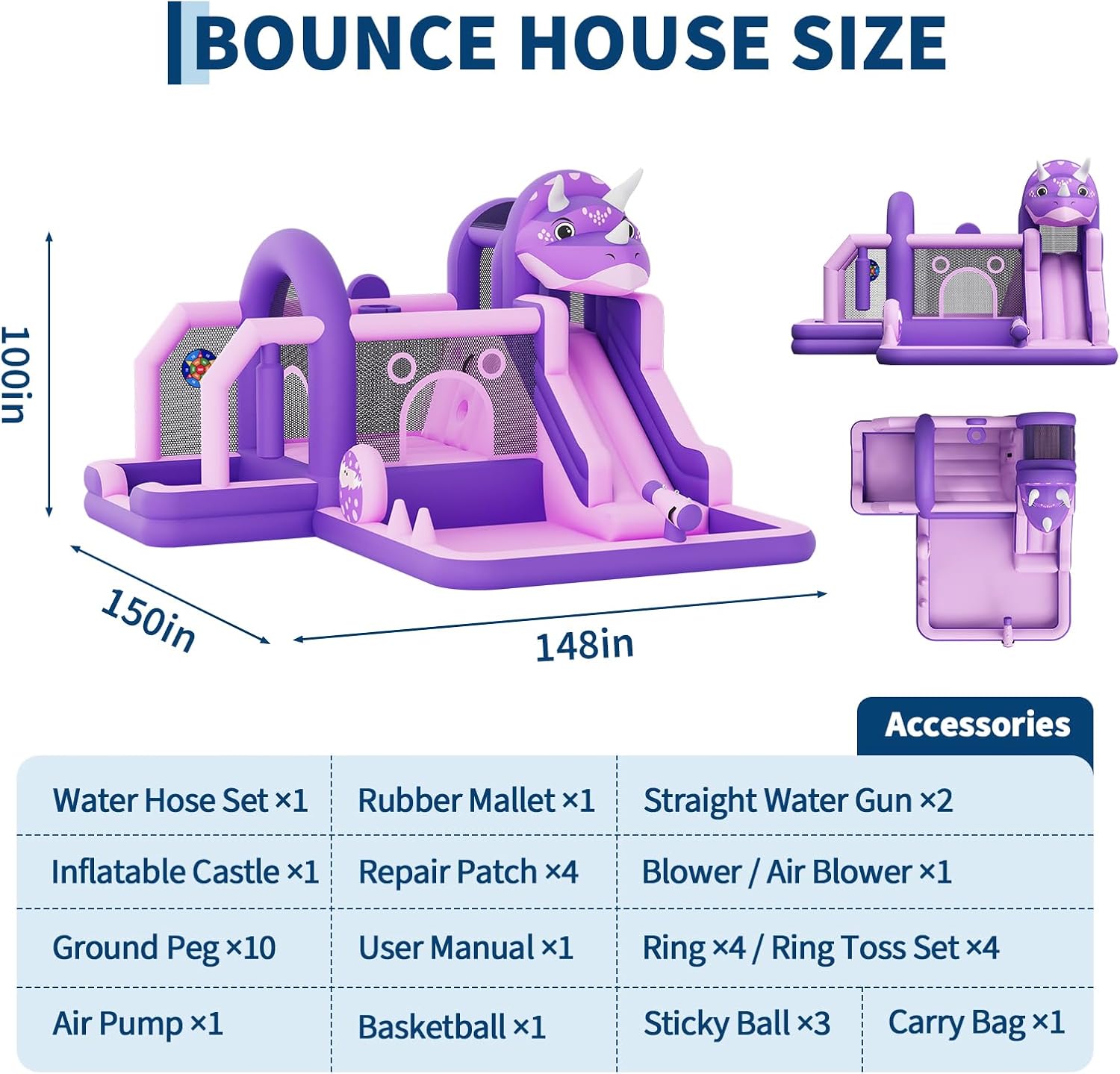 Inflatable Dinosaur Jumping Ca - Kids Outdoor Jumping Castle บทวิจารณ์และราคา