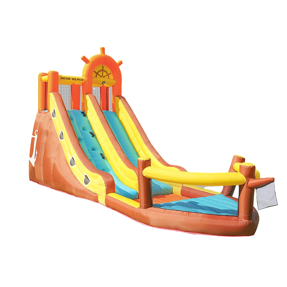Doctor Dolphin Pirate Ship Out - Kids Outdoor Jumping Castle บทวิจารณ์และราคา
