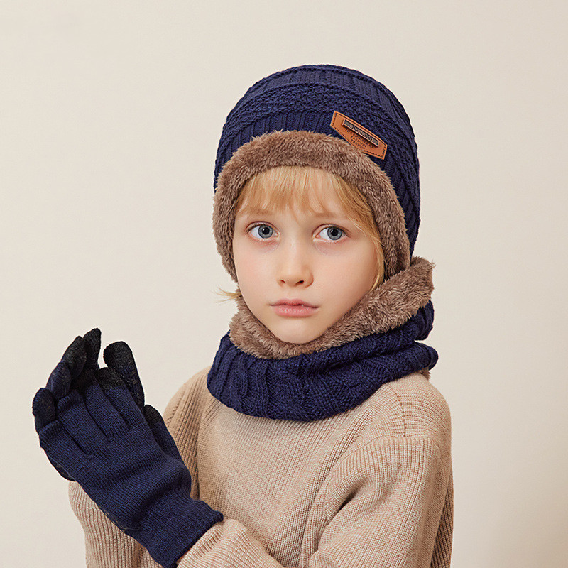 1 Set Winter Children Baby Kni - Kids Outdoor Gloves บทวิจารณ์และราคา