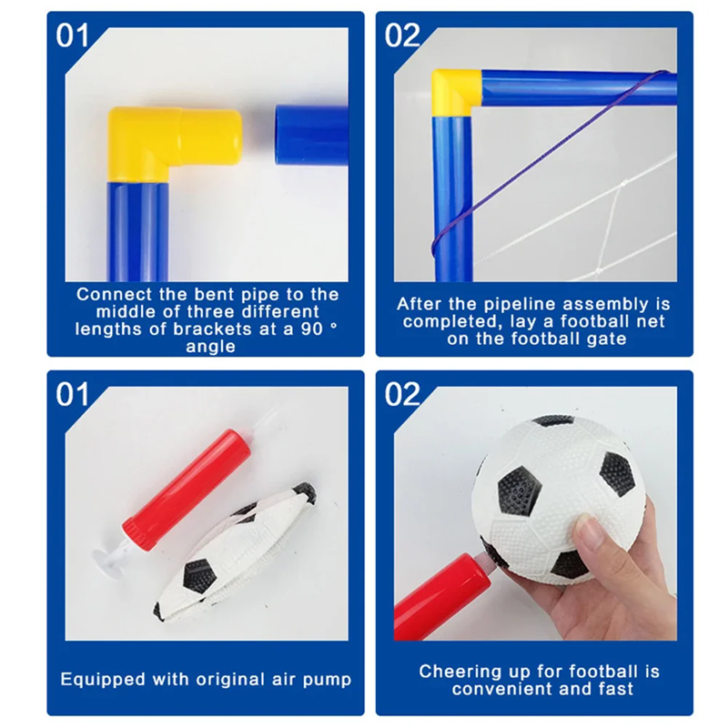 Mini Folding Soccer Goal Net P - Kids Outdoor Frame บทวิจารณ์และราคา