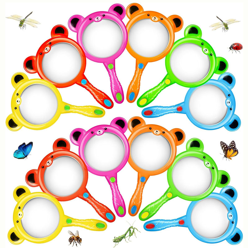 3PCS Cartoon Cute Hand Lens Ma - Kids Outdoor Explorer Kit บทวิจารณ์และราคา