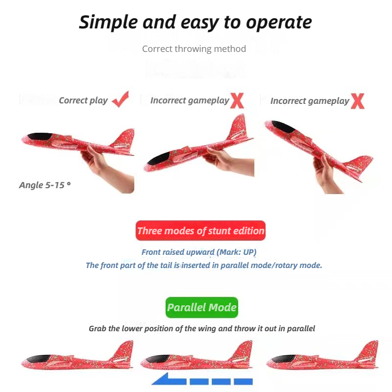 48cm Large Foam Airplane Child - Kids Outdoor Adventure บทวิจารณ์และราคา