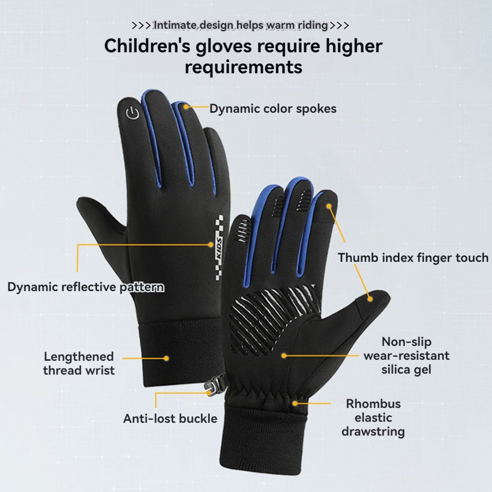 Winter Children's Gloves Padde - Kids Outdoor Gloves บทวิจารณ์และราคา