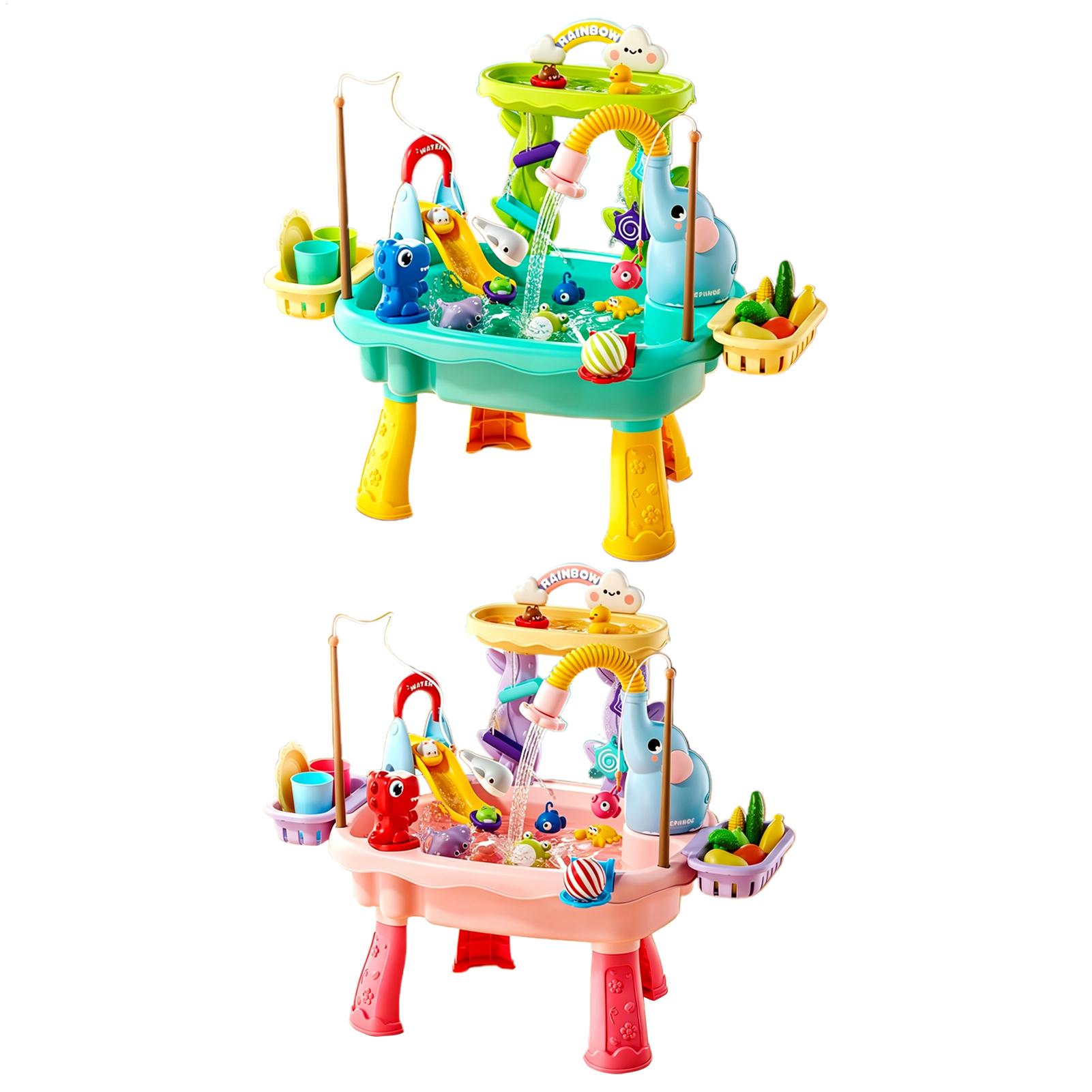 Upgraded Toddler Water Table K - Kids Outdoor Sink บทวิจารณ์และราคา