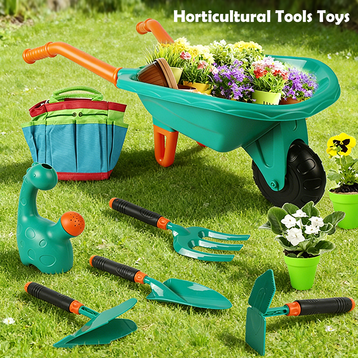 Gardening Tool Set Toys for ki - Kids Outdoor Gloves บทวิจารณ์และราคา