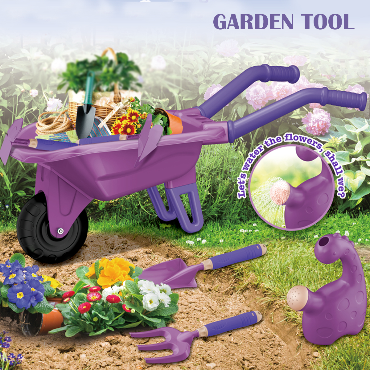 Gardening Tool Set Toys for ki - Kids Outdoor Gloves บทวิจารณ์และราคา