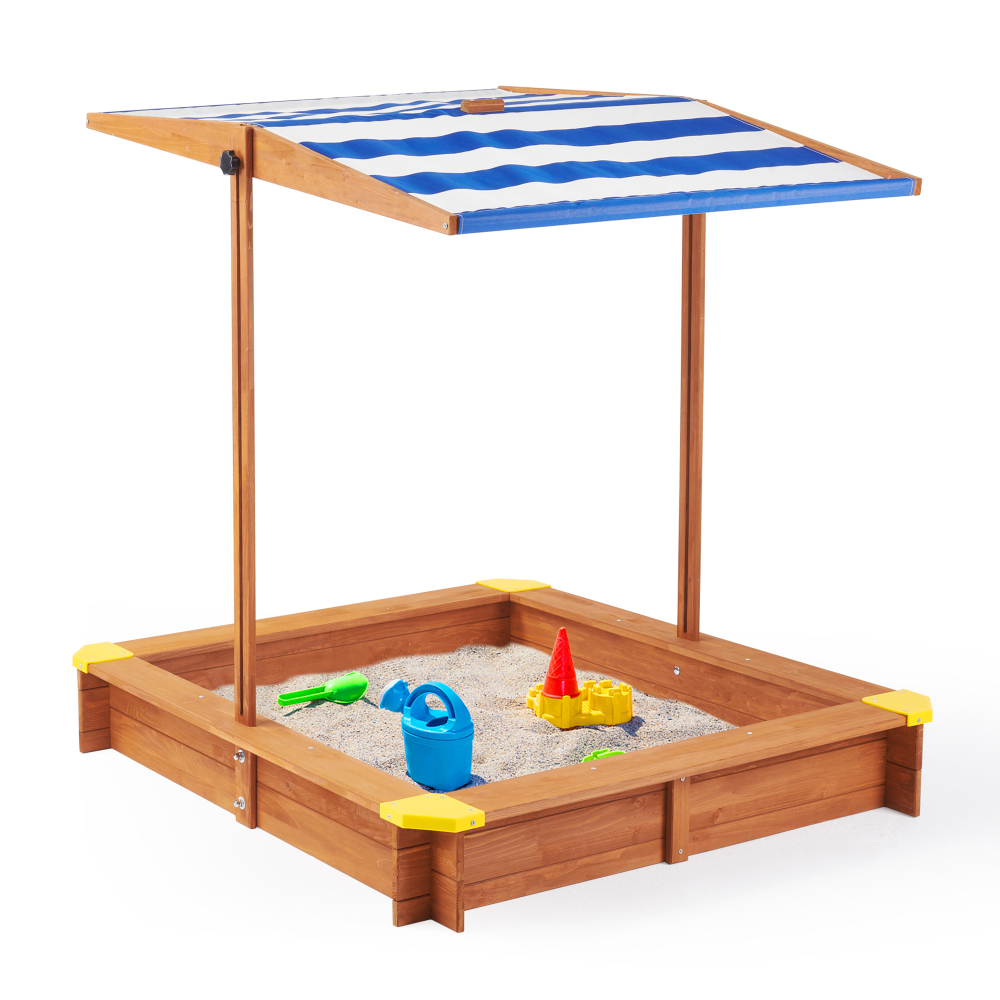 Wooden Kids Picnic Table, Sand - Kids Outdoor Sandbox บทวิจารณ์และราคา