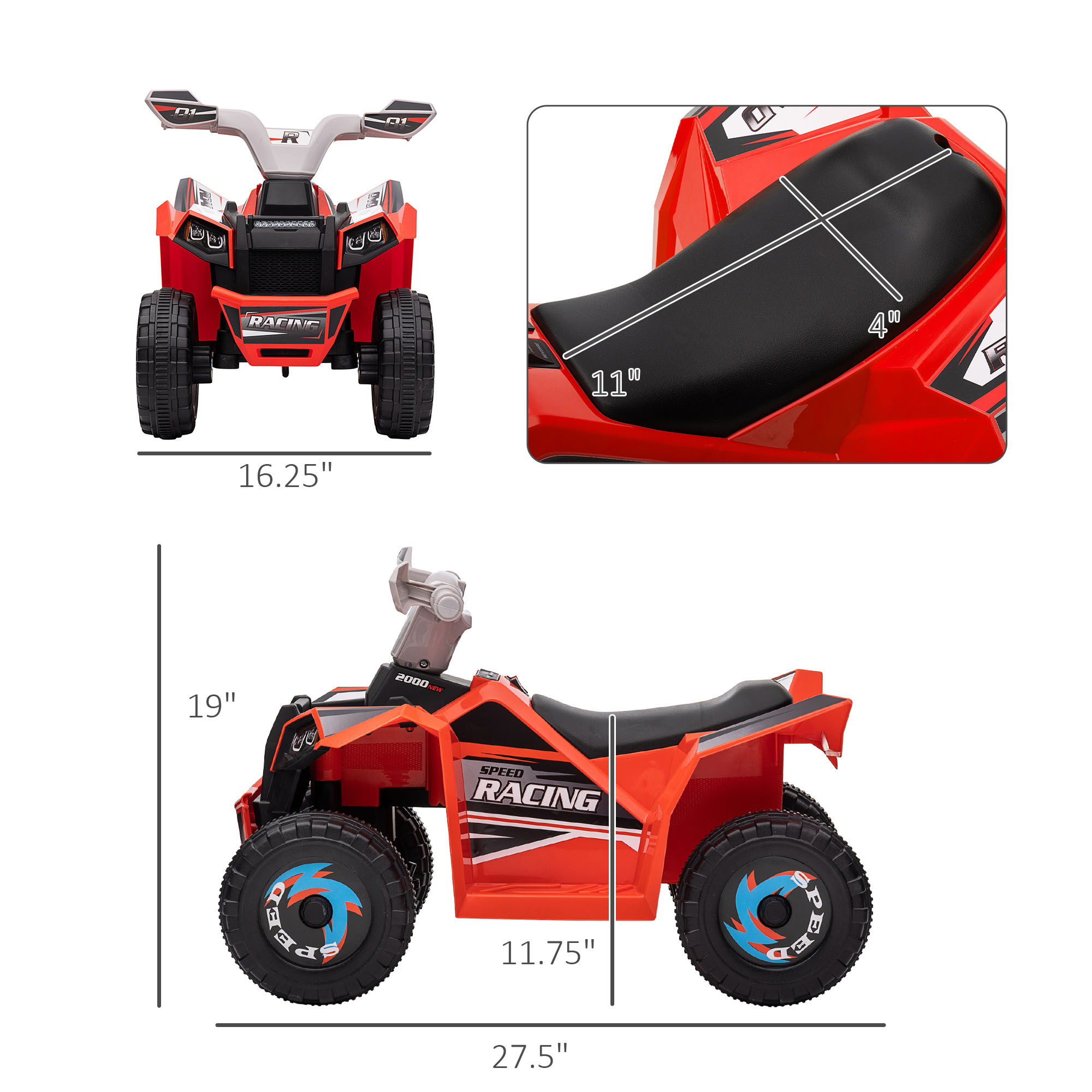 Car 6V with Kids Durable Desig - Kids Outdoor Electric Car บทวิจารณ์และราคา