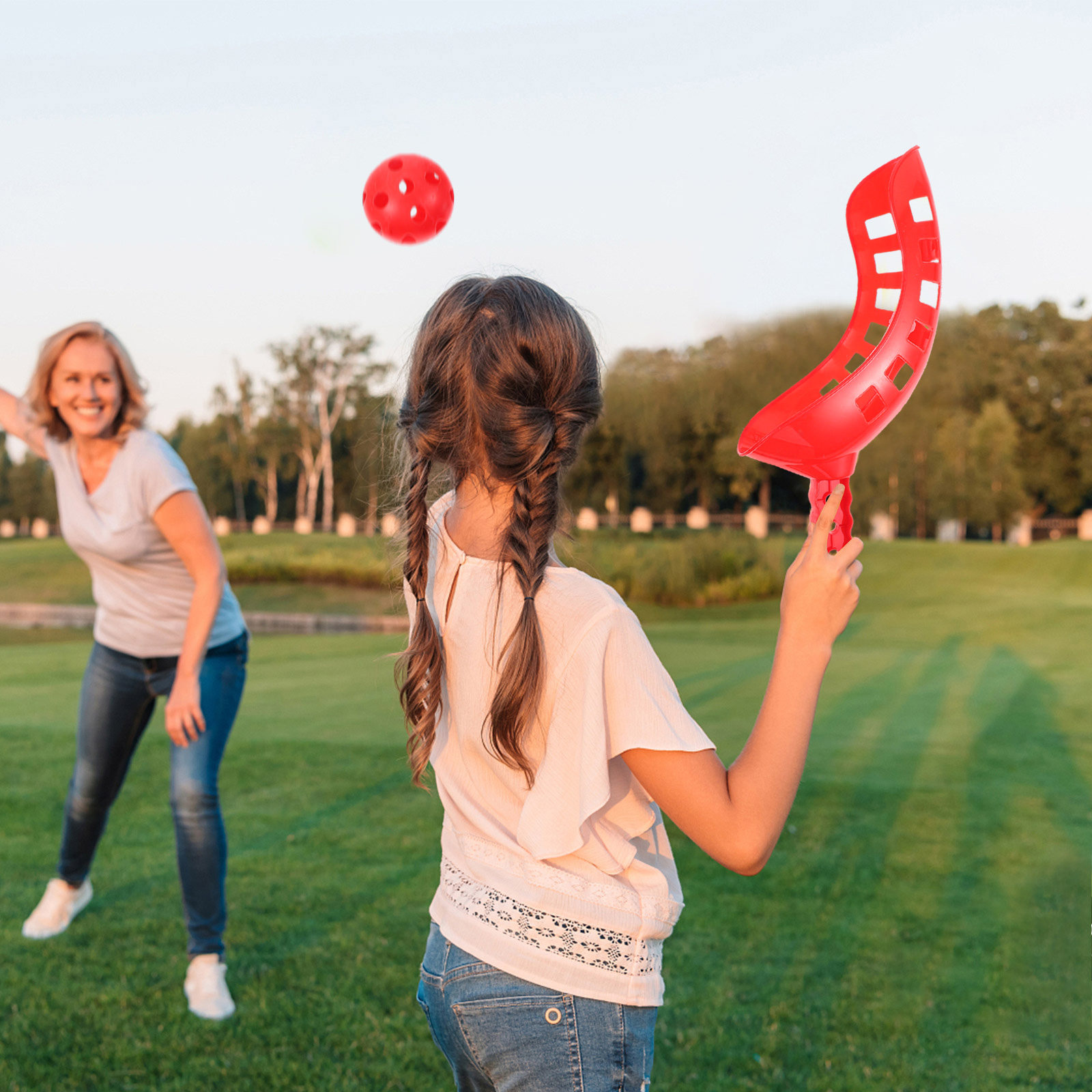 1Set Ball Catch Launcher Scoop - Outdoor Games For Kids บทวิจารณ์และราคา