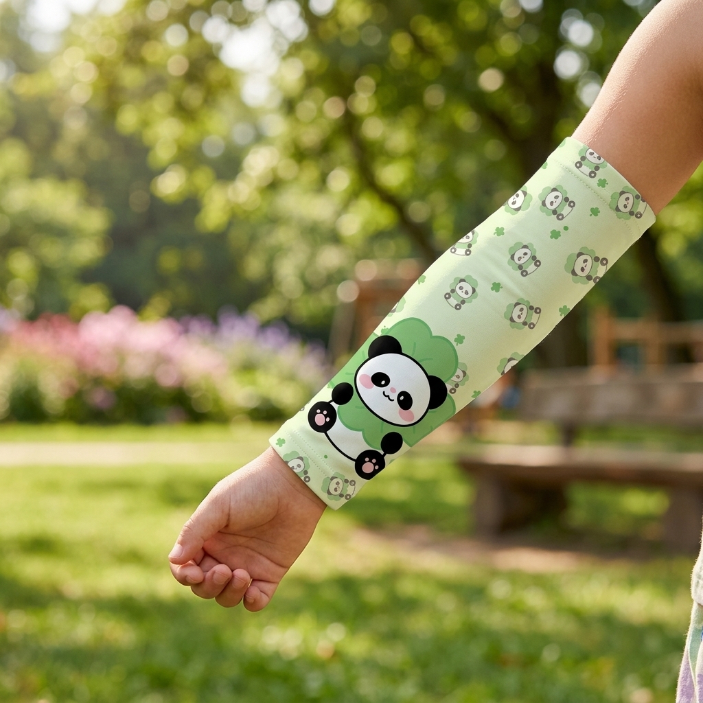 Cartoon Kids Ice Silk Sun Prot - Kids Outdoor Adventure บทวิจารณ์และราคา