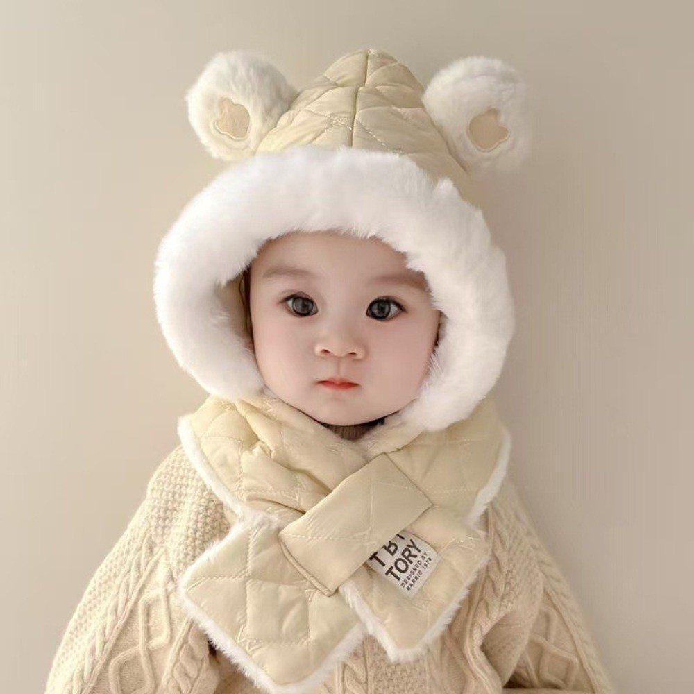 New Integrated Hat Scarf Set W - Kids Outdoor Gloves บทวิจารณ์และราคา