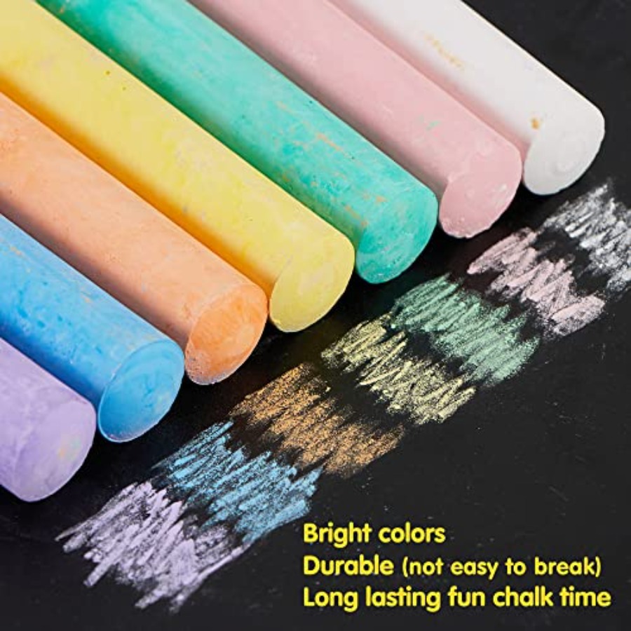 160 PCS Sidewalk Chalks Set-16 - Chalk Outdoor Jumbo บทวิจารณ์และราคา